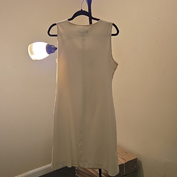 Halston Heritage Cream Midi Dress with Blazer - Picture 8 of 8